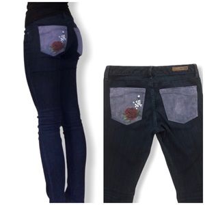 Custom painted Express jeans
